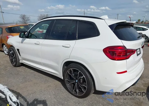 2021 BMW X3 M z USA, uszkodzony, nr VIN 5YMTS0C08M9H97497